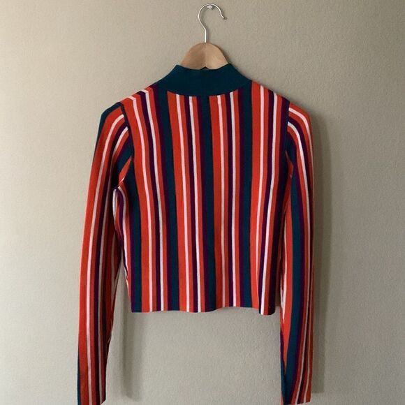Victor Glemaud x Target Striped Mock Turtleneck Pullover Sweater - Picture 6 of 10